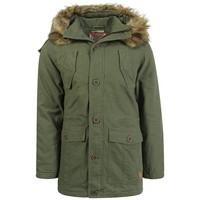 Tokyo Laundry Aksel green parka jacket