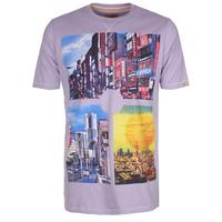 Tokyo Laundry Susumu Photo Print T-Shirt in Laundered Lilac