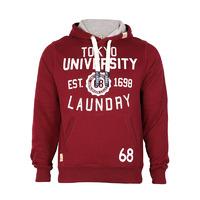 tokyo laundry renoir red hooded sweatshirt