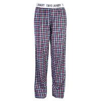 Tokyo Laundry Slavus flannel lounge bottoms in navy