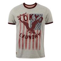 tokyo laundry port vincent oatgrey t shirt