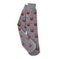 totes Mens Original Slipper Socks Reindeer One-Size