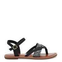 toms shoes sandals lexie embroidery black