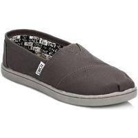 Toms Youths Ash Canvas Classic Espadrilles boys\'s Children\'s Slip-ons (Shoes) in grey