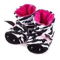 totes Girls Novelty Slippers Zebra 24-30 Months