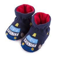 totes Boys Novelty Slippers Police car 24-30 Months