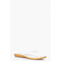 Toe Post Sandal - white