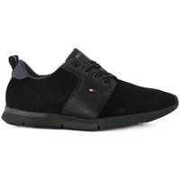 tommy hilfiger toblas mens shoes trainers in black