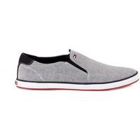 tommy hilfiger harlow mens slip ons shoes in white