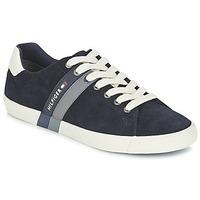 tommy hilfiger volley b mens shoes trainers in blue