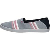 tommy hilfiger fm0fm00450 loafers mens slip ons shoes in blue