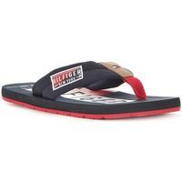 tommy hilfiger buddy 14d mens flip flops sandals shoes in multicolour