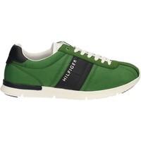 tommy hilfiger fm0fm00306 sneakers man verde mens walking boots in gre ...