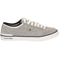 tommy hilfiger fm0fm00401 sneakers man grey mens walking boots in grey