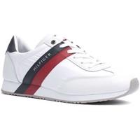 Tommy Hilfiger FM0FM00613 Sneakers Man Bianco men\'s Walking Boots in white