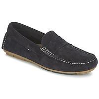 tommy hilfiger alfa mens loafers casual shoes in blue