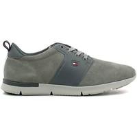 tommy hilfiger fm56822130 sneakers man grey mens walking boots in grey