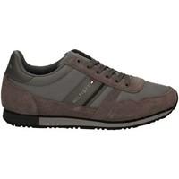 tommy hilfiger fm0fm00979 sneakers man grey mens walking boots in grey