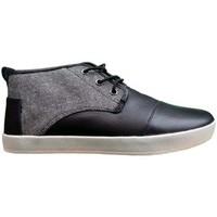 Toms Paseo Mid Caviar Leather men\'s Shoes (High-top Trainers) in black