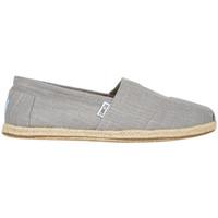 Toms Alpargata Linen Plimsolls Grey men\'s Espadrilles / Casual Shoes in grey