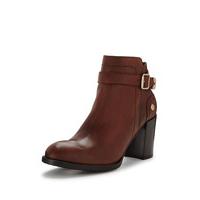 Tommy Hilfiger Penelope Heeled Leather Ankle Boot