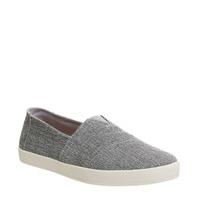 Toms Avalon Cupsole FORGED IRON GREY CHAMBRAY