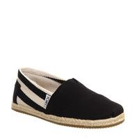 Toms University Espadrill BLACK