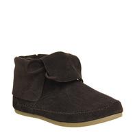 Toms Zahara Bootie CHOCOLATE BROWN SUEDE