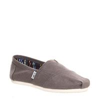 Toms Classic Slip On ASH GREY CANVAS