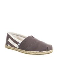 toms university espadrill grey