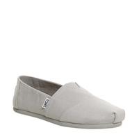 Toms Seasonal Classic Slip On DRIZZLE GREY EXCLUSIVE