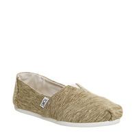 Toms Seasonal Classic Slip On BEIGE SPECKLED KNIT EXCLUSIVE