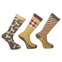 Toggi Solomon Men\'s Three Pack of Socks Bracken