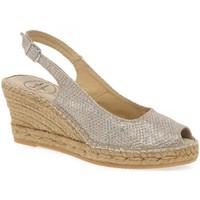 Toni Pons Calafell Womens Wedge Heel Espadrilles women\'s Espadrilles / Casual Shoes in gold