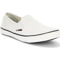 tommy hilfiger h1385ilton 4j womens slip ons shoes in white