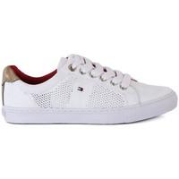 tommy hilfiger vic womens shoes trainers in white
