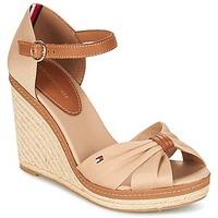 tommy hilfiger elena 56d womens sandals in beige