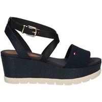 Tommy Hilfiger FW0FW02030 Wedge sandals Women Blue women\'s Sandals in blue