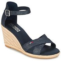 tommy hilfiger lala womens sandals in blue