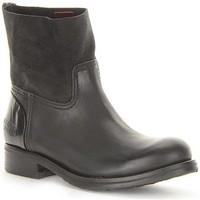 tommy hilfiger b1385iker 4c womens mid boots in black