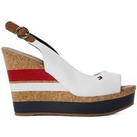 tommy hilfiger estelle womens sandals in multicolour