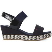 tommy hilfiger elba womens sandals in multicolour