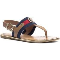 tommy hilfiger fw0fw00261 sandals women brown womens sandals in brown