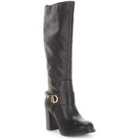 tommy hilfiger hillary 6a womens high boots in black