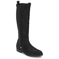 tommy hilfiger berry 2b womens high boots in black