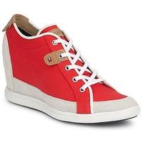 tommy hilfiger stella 2 womens shoes high top trainers in red