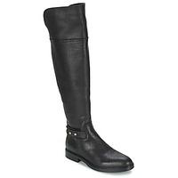 tommy hilfiger holly 6a womens high boots in black