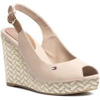 Tommy Hilfiger FW0FW00908 Wedge sandals Women Beige women\'s Sandals in BEIGE