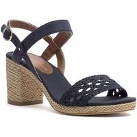 tommy hilfiger fw0fw00597 high heeled sandals women blue womens sandal ...