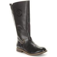 tommy hilfiger a3285ubrey 4c1 womens high boots in black